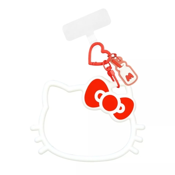 Hello Kitty Gourmandise Sanrio Character Multi Ring Plus Silicone Bracelet NEW - Picture 2 of 8